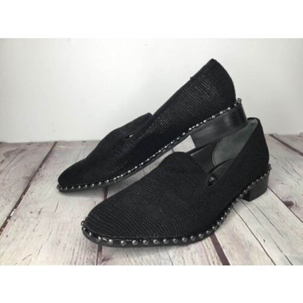 Adrianna Papell Prince Womens Studded Slip On Low Heel Loafers‎ Size 6.5M